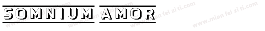 Somnium Amor字体转换